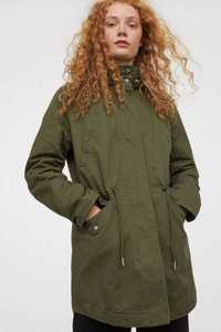 Куртка парка НМ H&M Англія брендова XS колір хакі