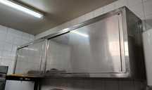 Armário parede inox
