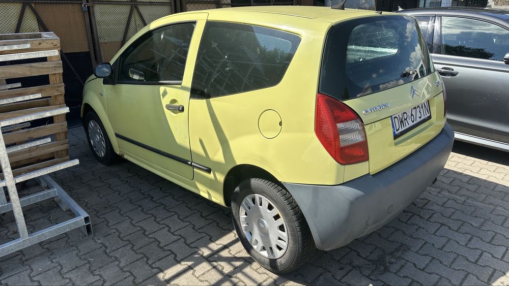 citroen C2  1.4 HDi  fv 23% diesel ciężarowy