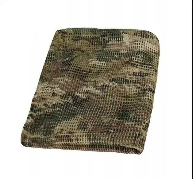 Военный тактический шарф-сетка камуфляж. 180×80.  Мультикам.
