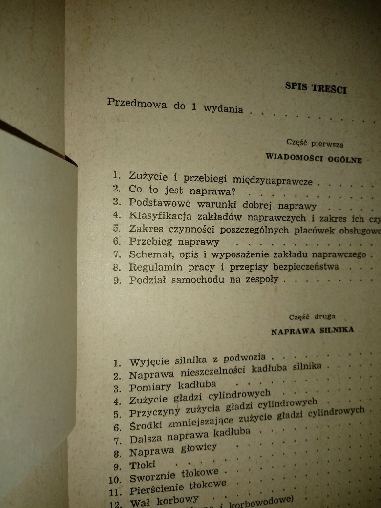 Naprawa samochodów, J.Werner 1958r PRL antyk