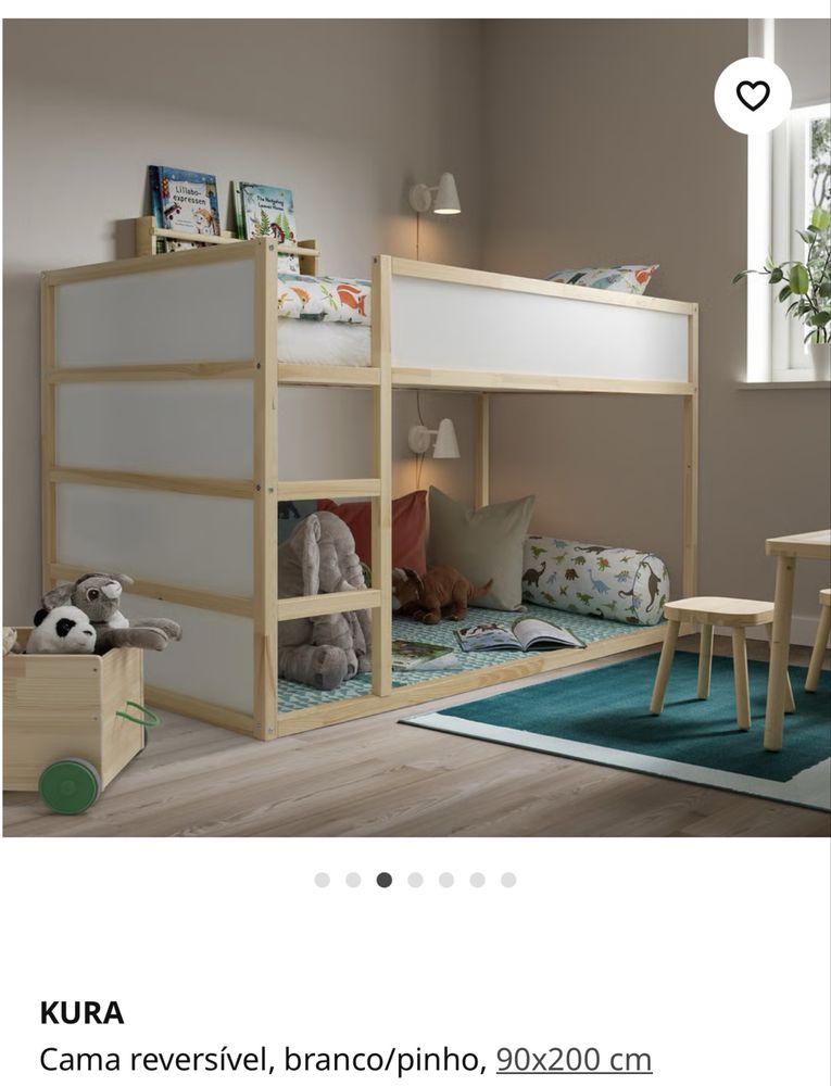 Cama reversivel Kura