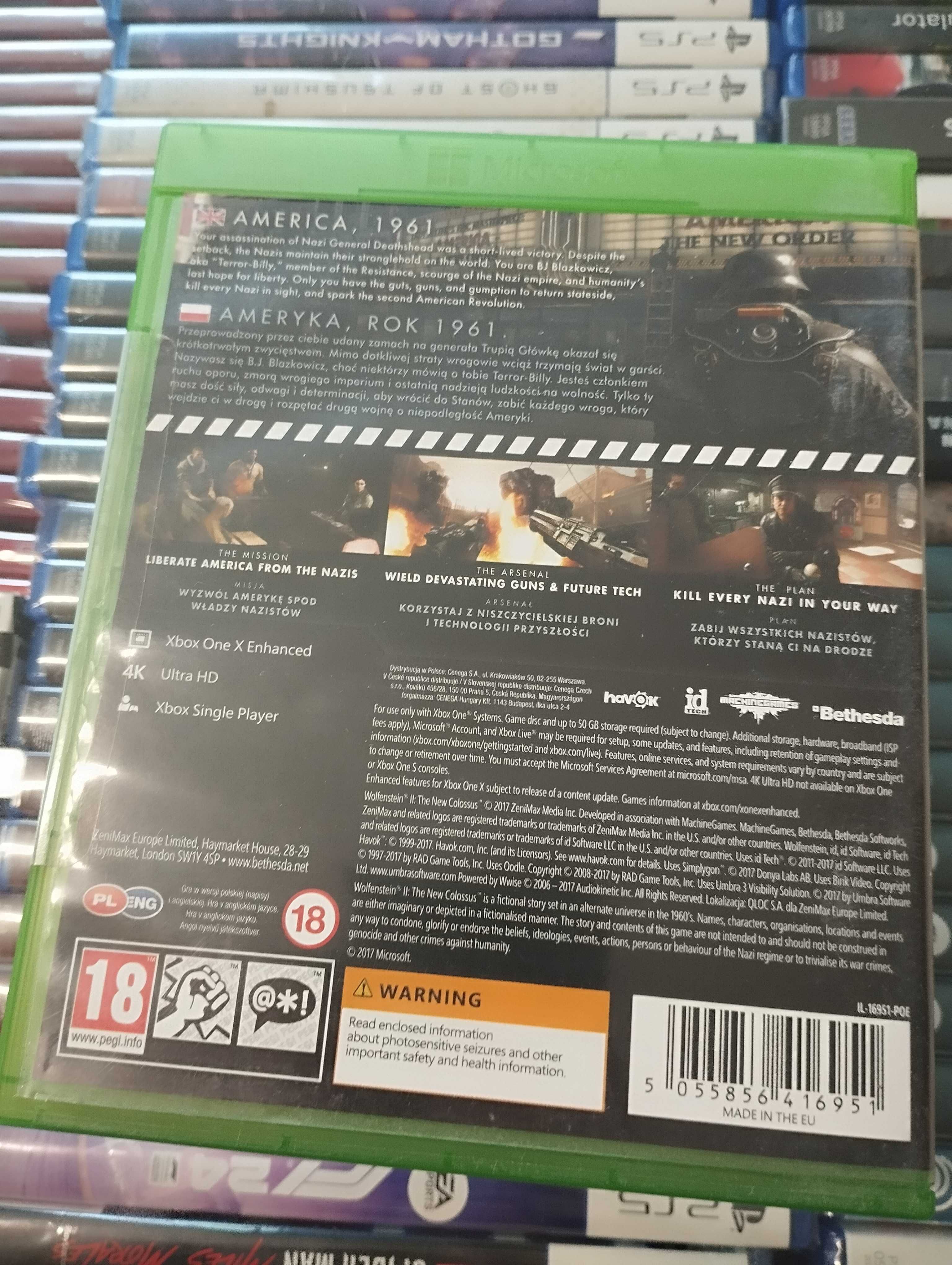 Wolfenstein II: The New Colossus [XBOX ONE] PL