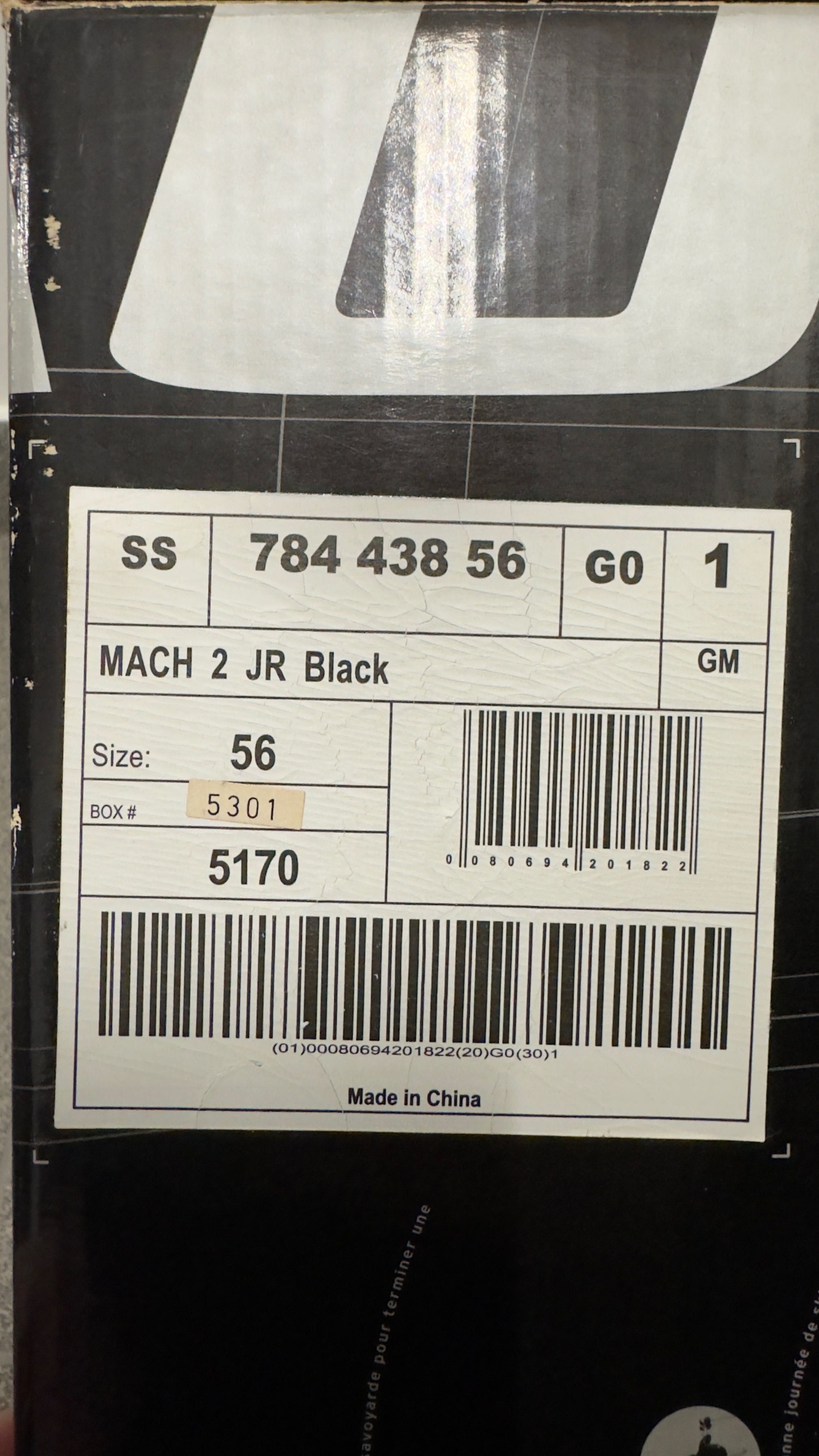 Kask narciarski Salomon Mach 2 JR Black, rozmiar 56