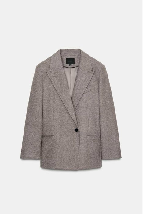 Блейзер Жакет у ялинку з підплічниками ZARA