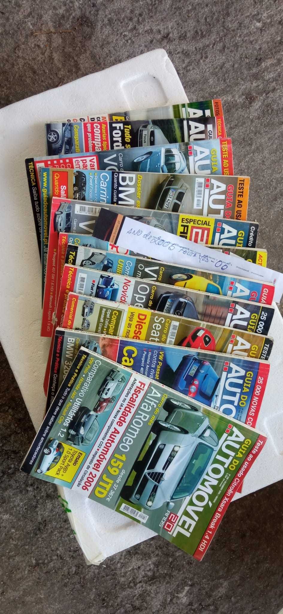 Revistas coleção "Guia do Automóvel"