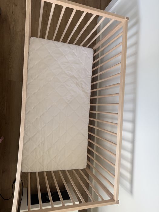 Łóżeczko Ikea Sniglar + materac