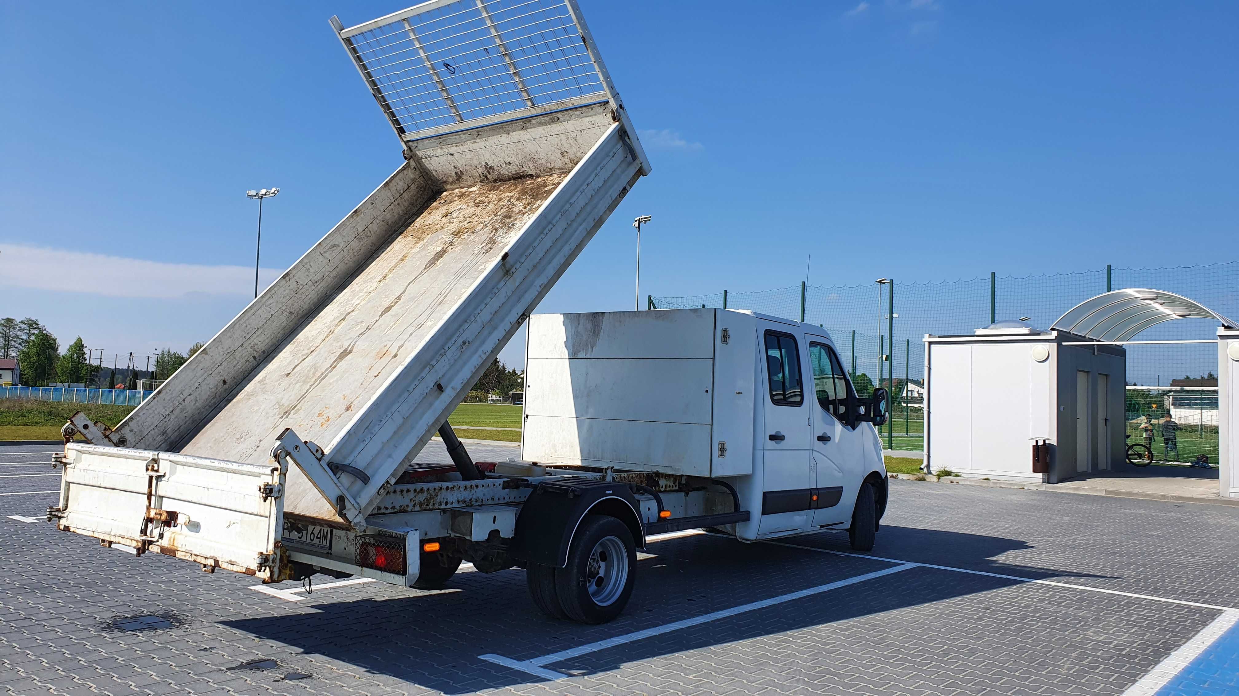 Renault Master 2,3 DCI wywrotka aluminiowa wywrot 2013r.doka blizniaki