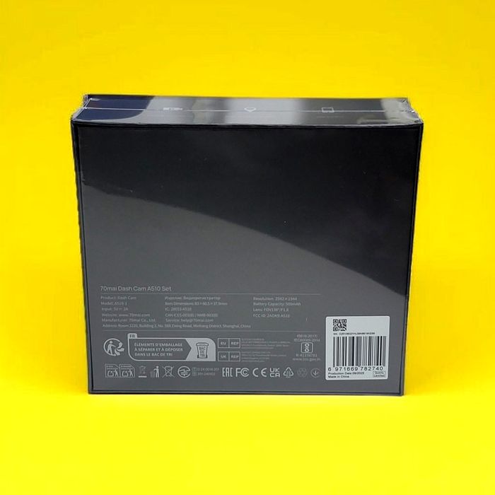 70mai Dash Cam А510 SET RC11 Автомобільний відеореєстратор