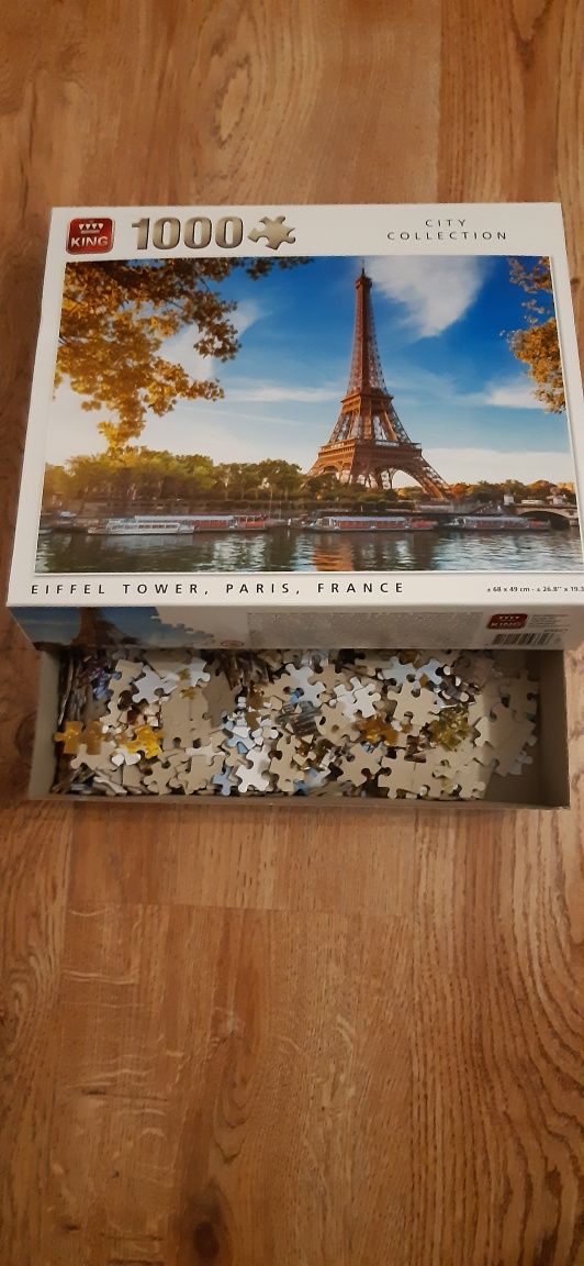 Puzzle 1000 elementów King Wieża Eiffla Francja