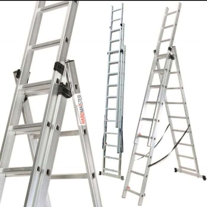 WYNAJEM Drabina aluminiowa 3x11 – 8,2 m