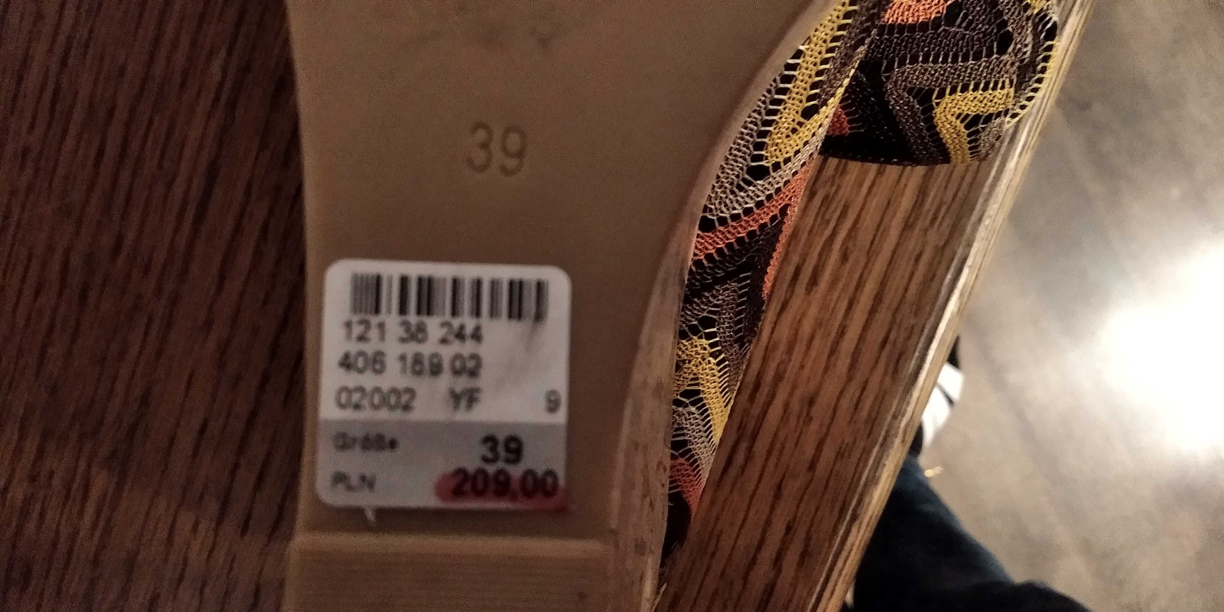 Nowe buty Gortz rozm.39 dł.wkł.25,3cm