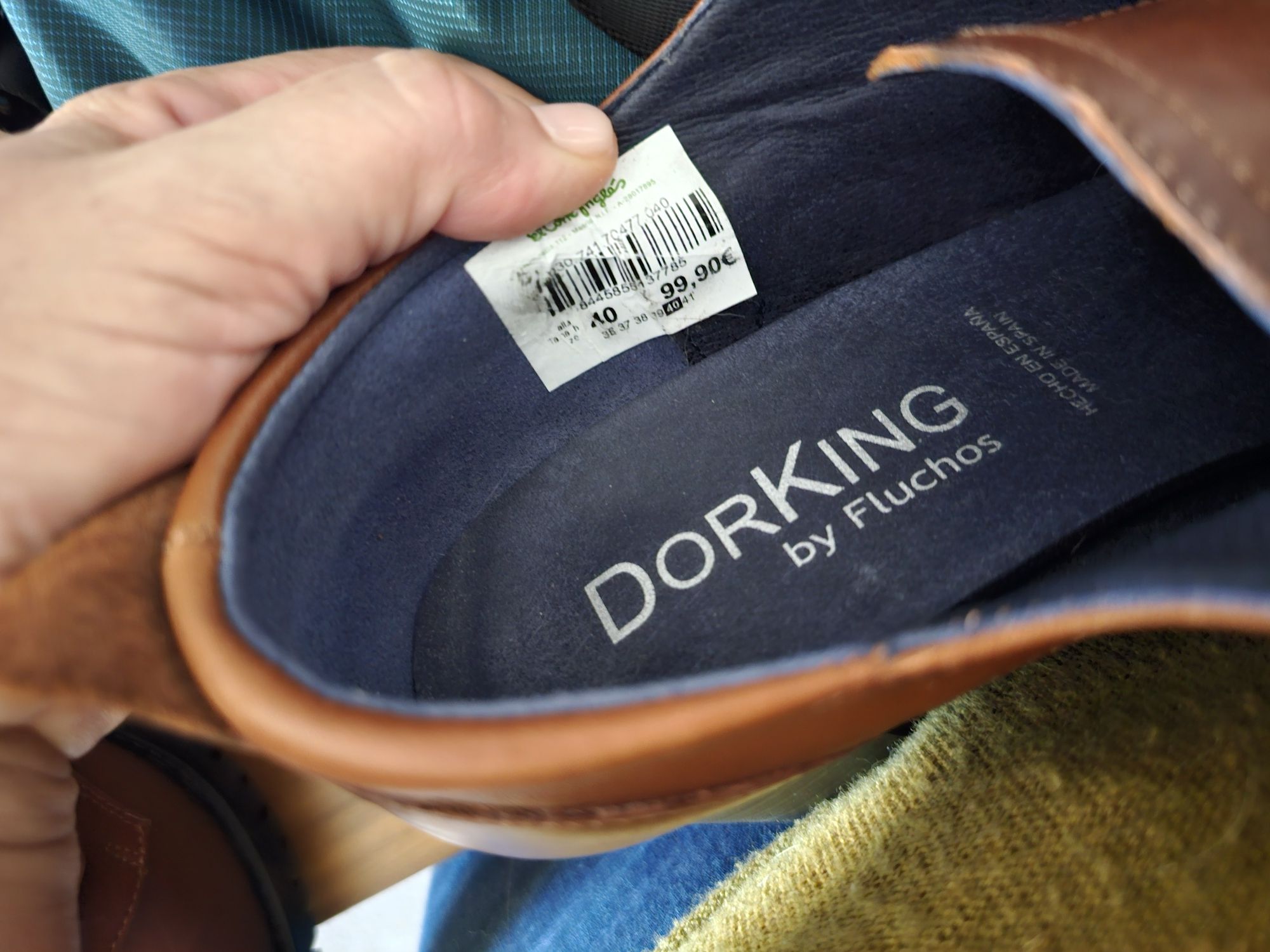 Sapatos em pele camel Dorking By Fluchos