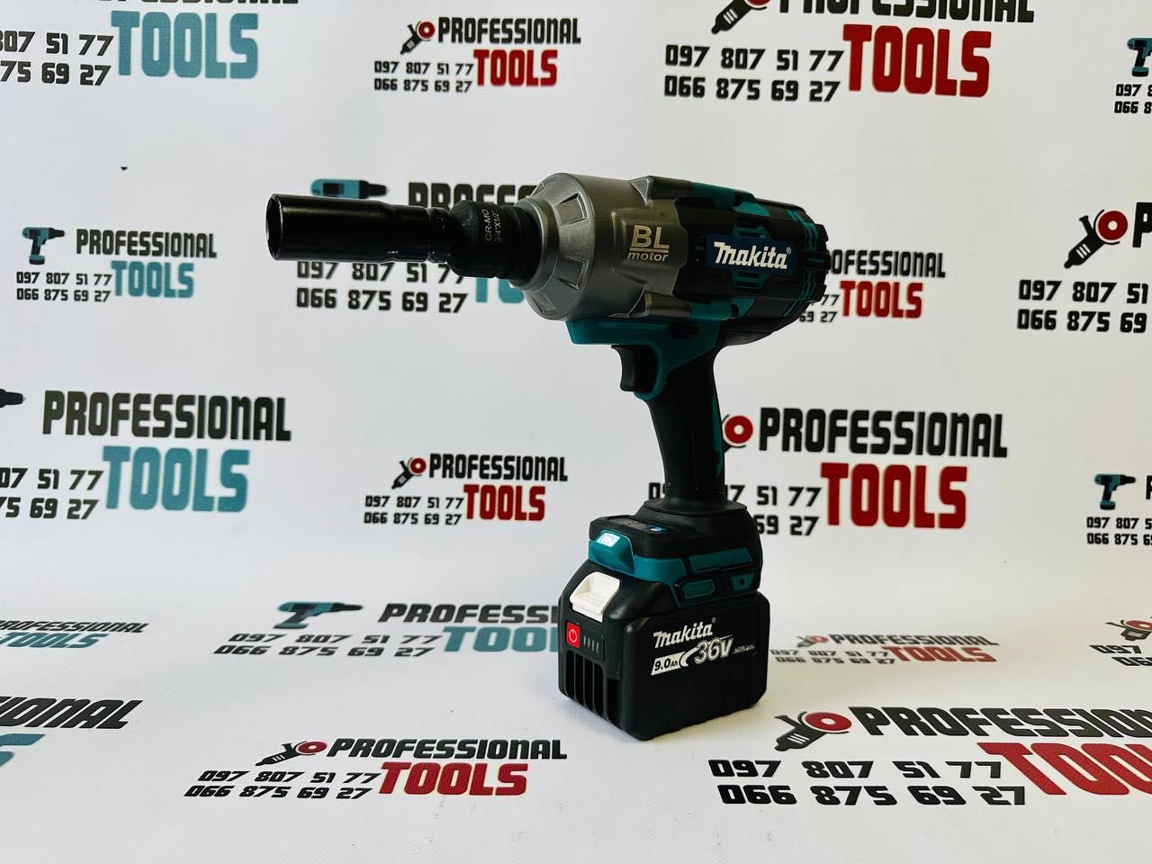 Акумуляторний Ударний Гайковерт Makita TW001GM201 Головка 3/4 2100Nm