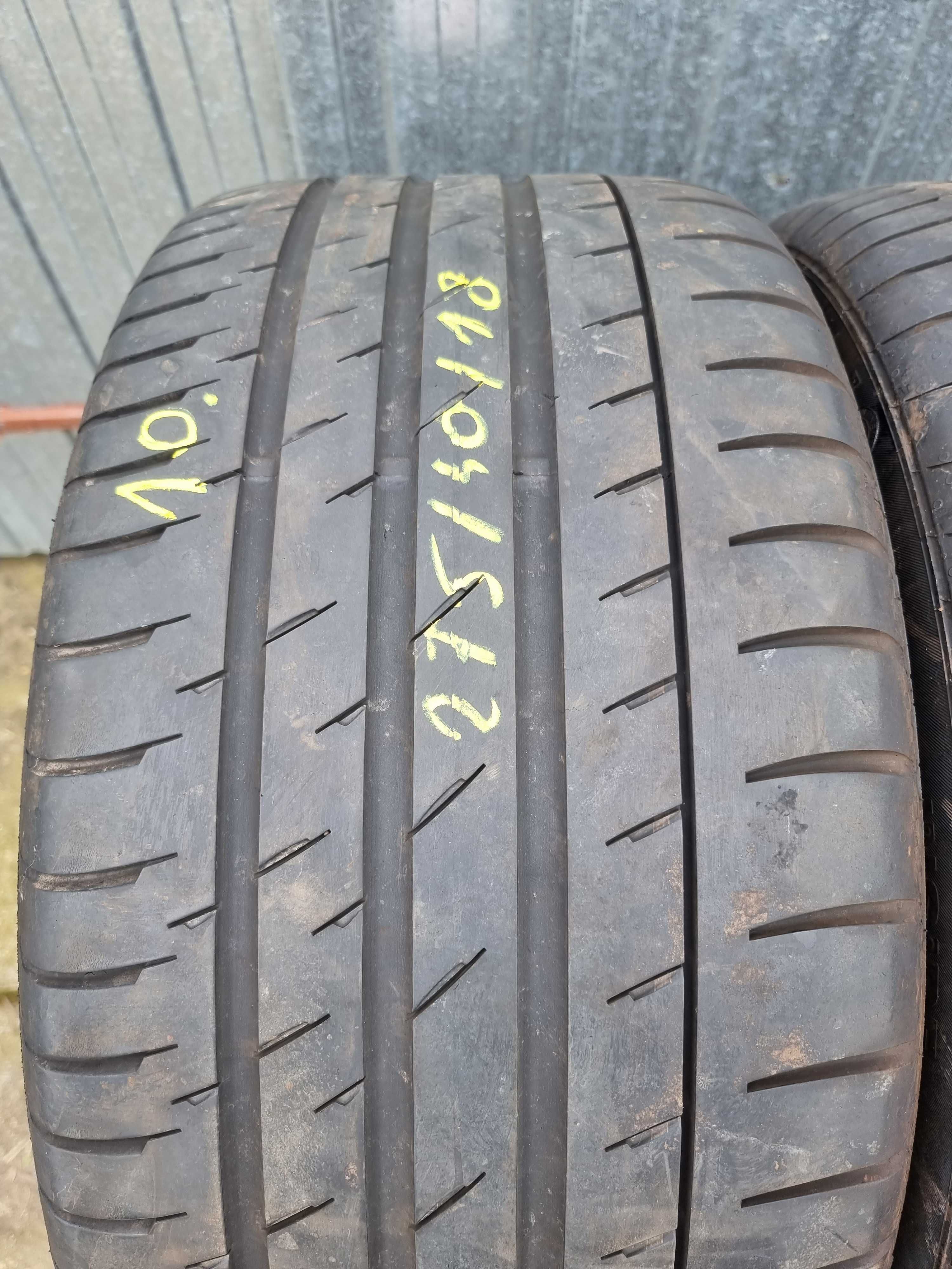 2x opony letnie 275/40R18 Continental Sport Contact