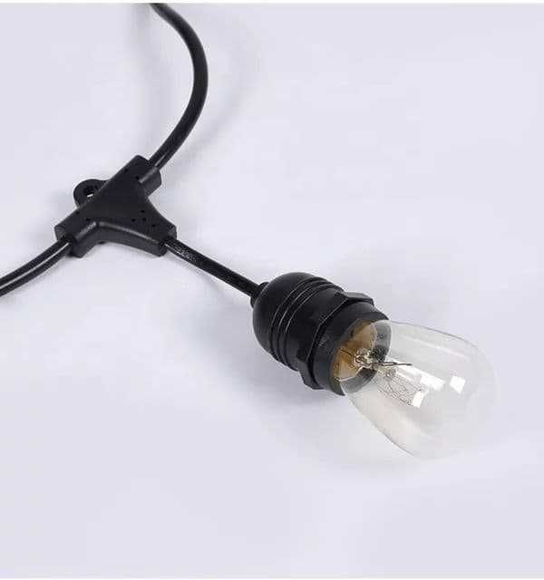 Ретро гирлянда Лофт для улицы BELT LIGHT 10 LED ламп  5 метров  IP 65