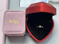Pierścionek zaręczynowy Briju kolekcja Amazing 585 Diament 0,16ct
