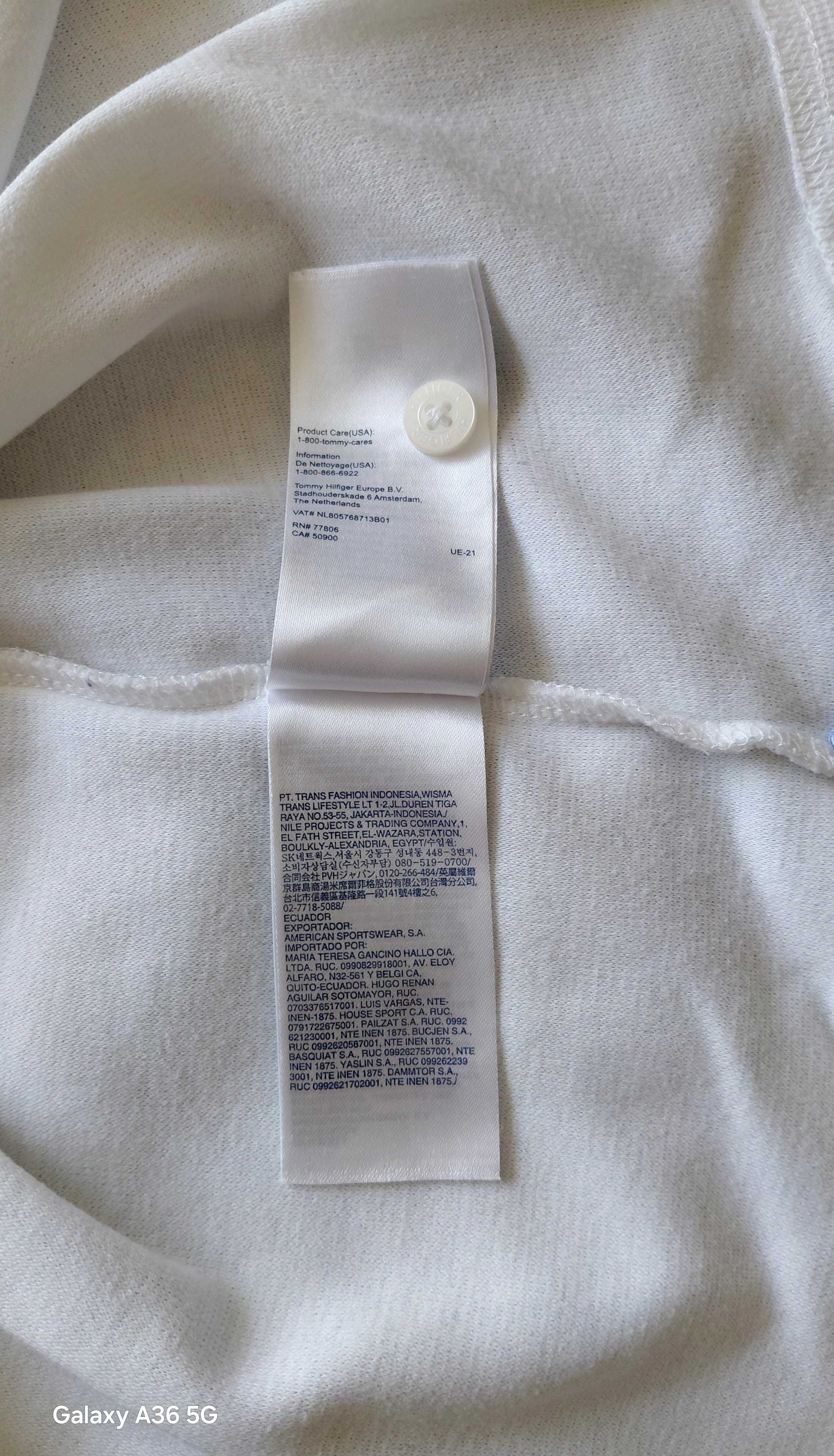 Męska śliczna koszulka polo Tommy Hilfiger.