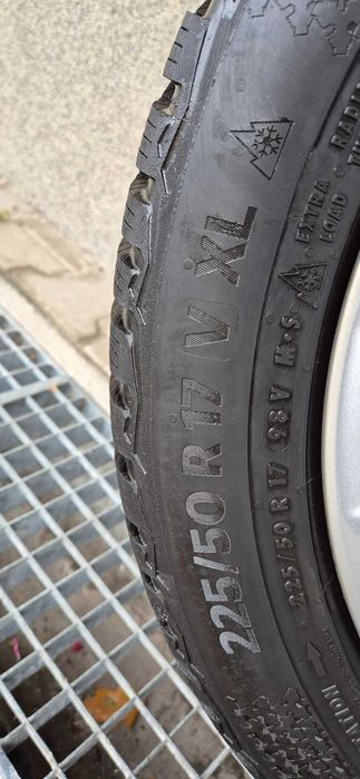 Oryginalne koła Opel Astra J Zafira C 5x15 R17!Opony zimowe!Czujniki!