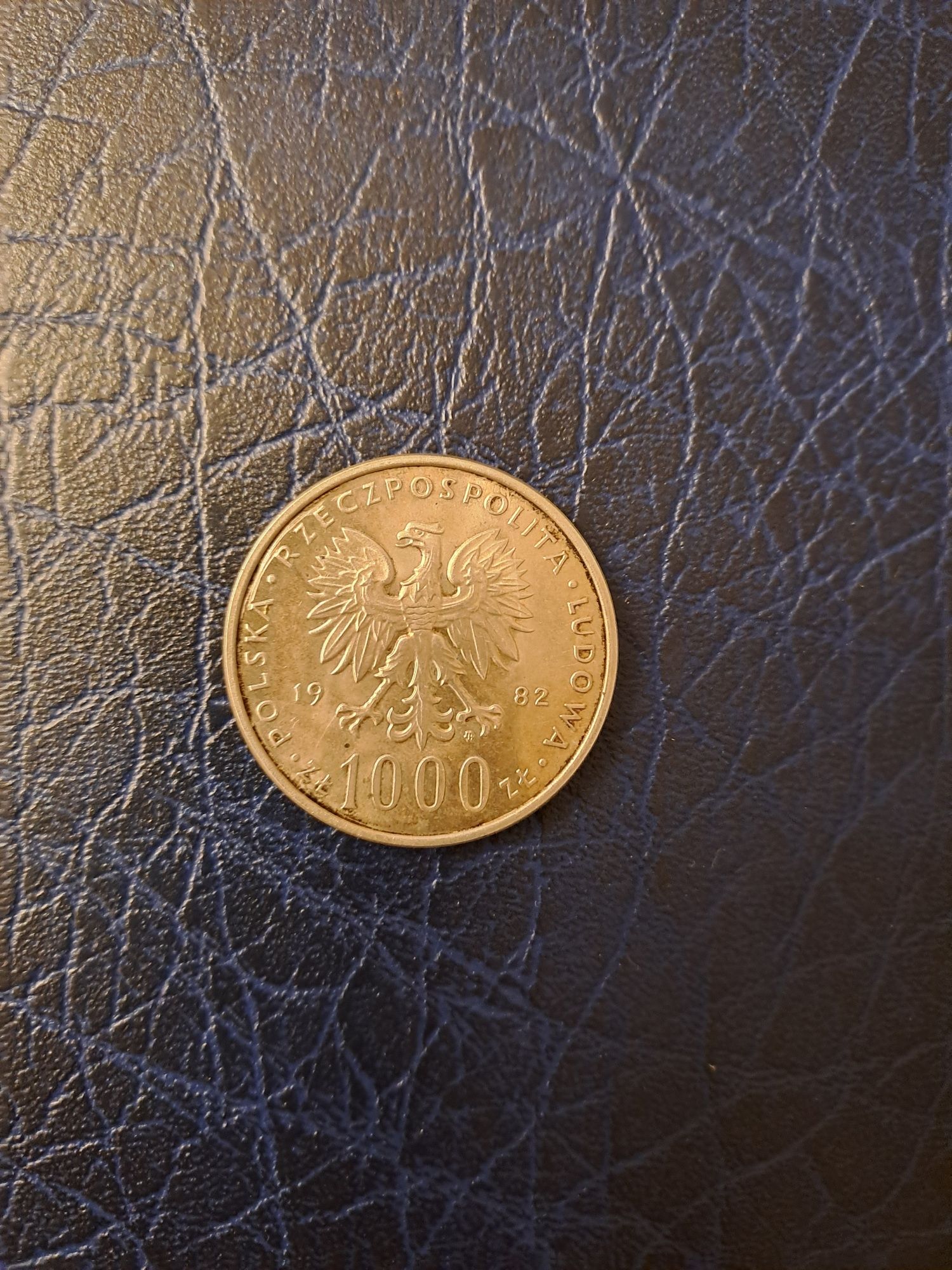 Moneta srebrna 1000 Jan Paweł II z 1982r.