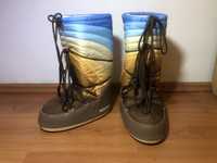 Śniegowce Moon Boots Icon Rainbow Shitake/Brown-Blue  rozmiar 39/41