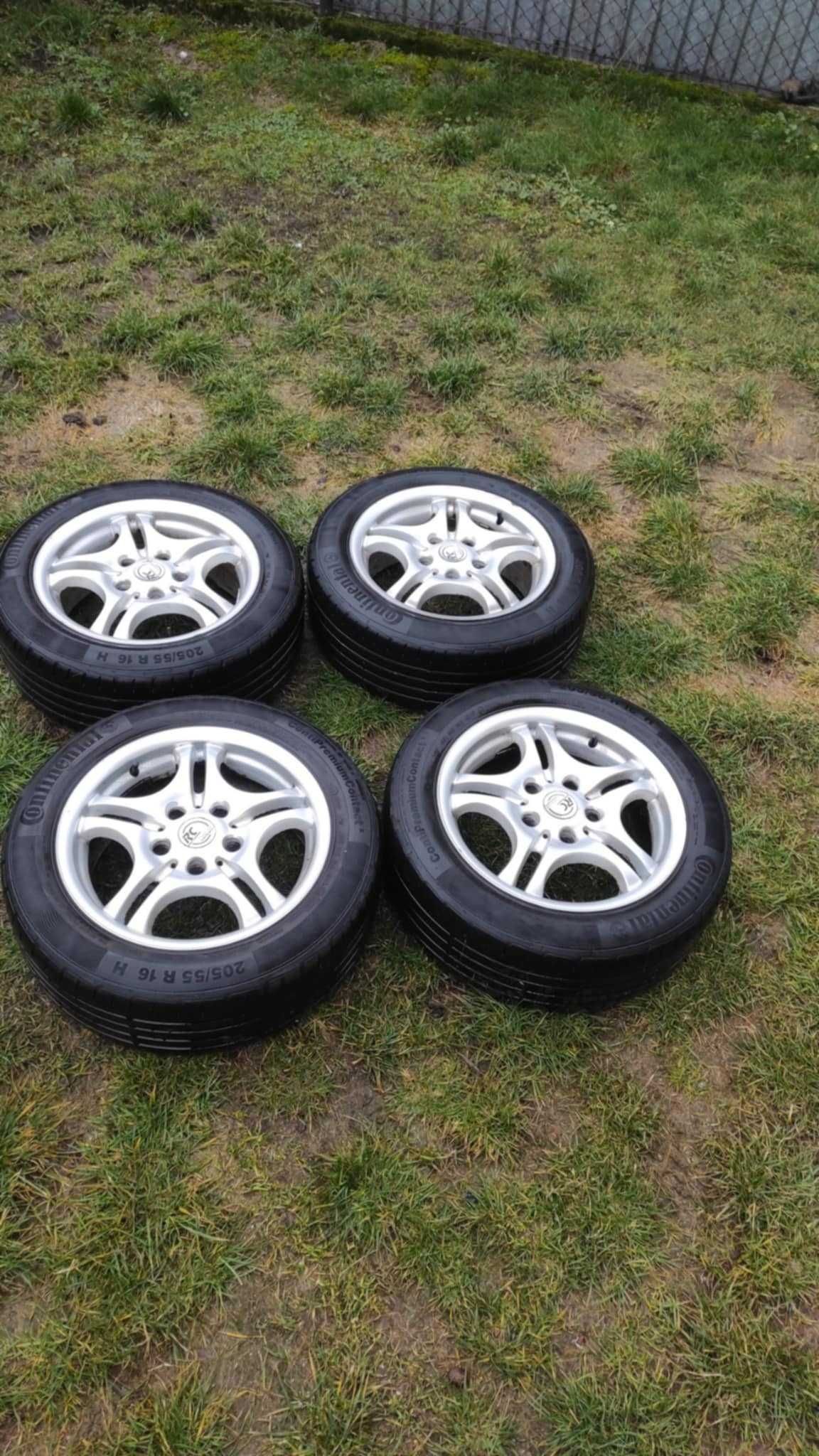 Felgi RC-design 16" BMW 5x120 z oponami Continental