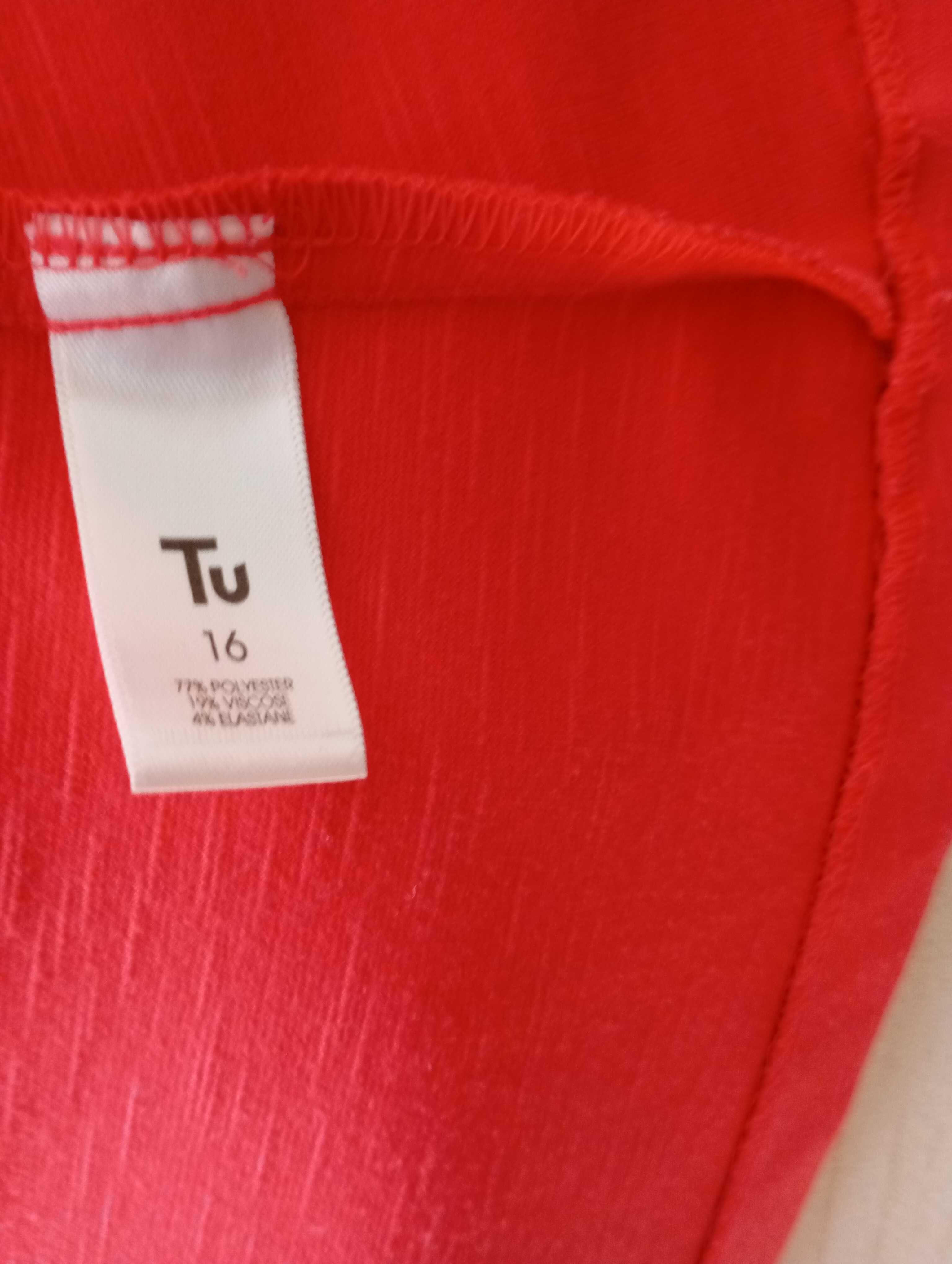 Плаття червоне, бренд TU, нарядне і на кожен день