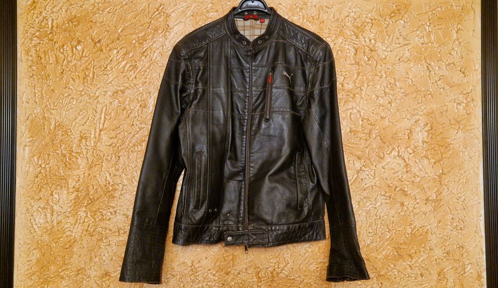 Куртка кожаная Puma