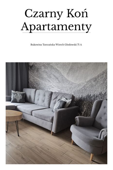 Apartament 8 osób 3 sypialnie dwupoziomowy Czarny Koń lub Domek Na Koz