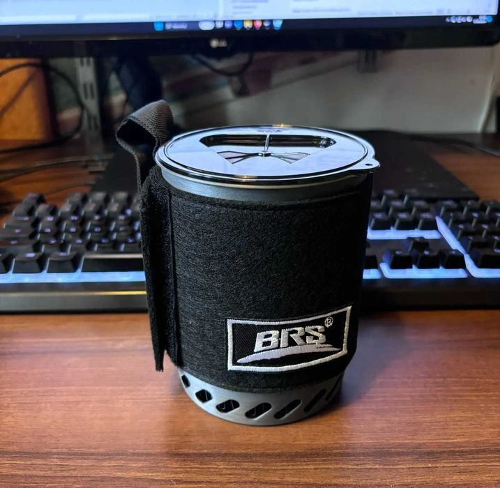 Портативная газовая горелка BRS-61 с теплообменником – походная плитка