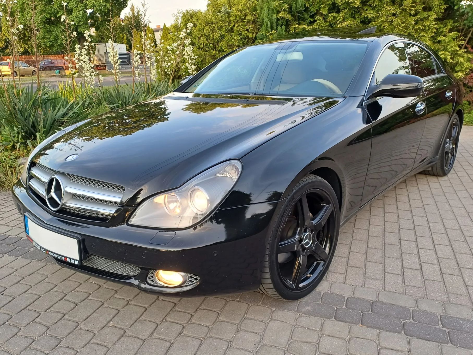 Mercedes-Benz CLS 3.2 CDI 224KM 2008r Jasna skóra