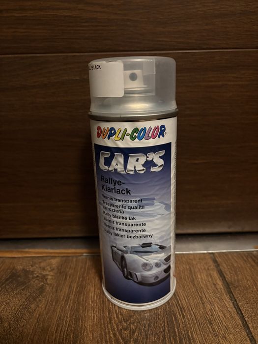 Lakier bezbarwny spray Dupli Color cars samochodu Rallye glossy połysk