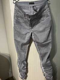 Spodnie spodnie damskie L 40 Bonprix siwe szare