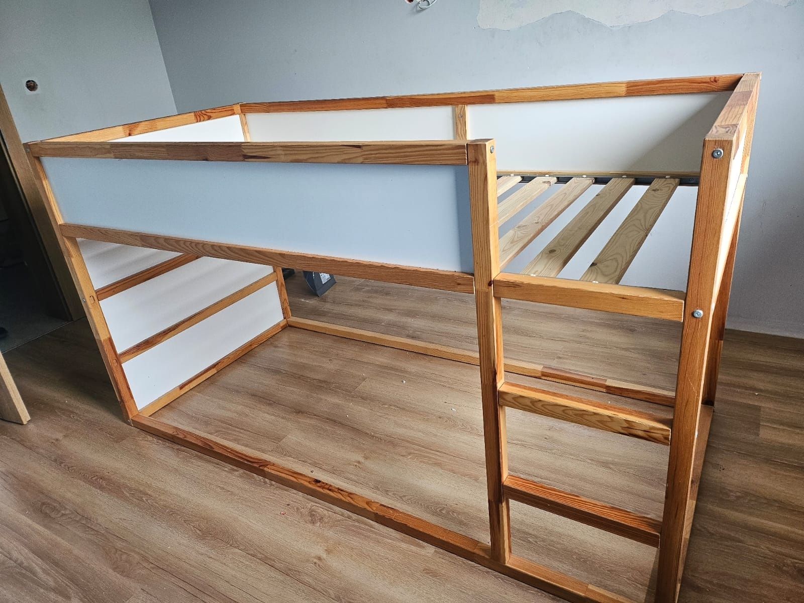 Łóżko Ikea z materacem obracane piętrowe