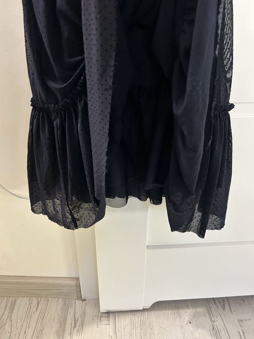 Reserved granatoea sukienka w kropki roz.110