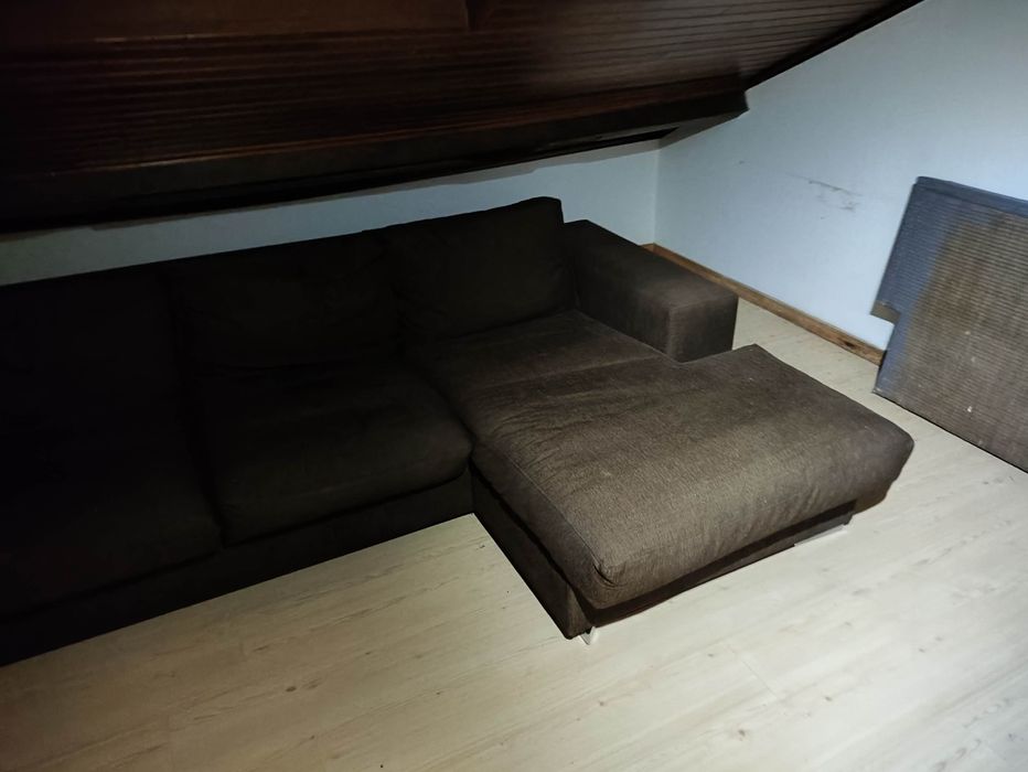 Sofá Bo concept com chaise longue em ótimo estado