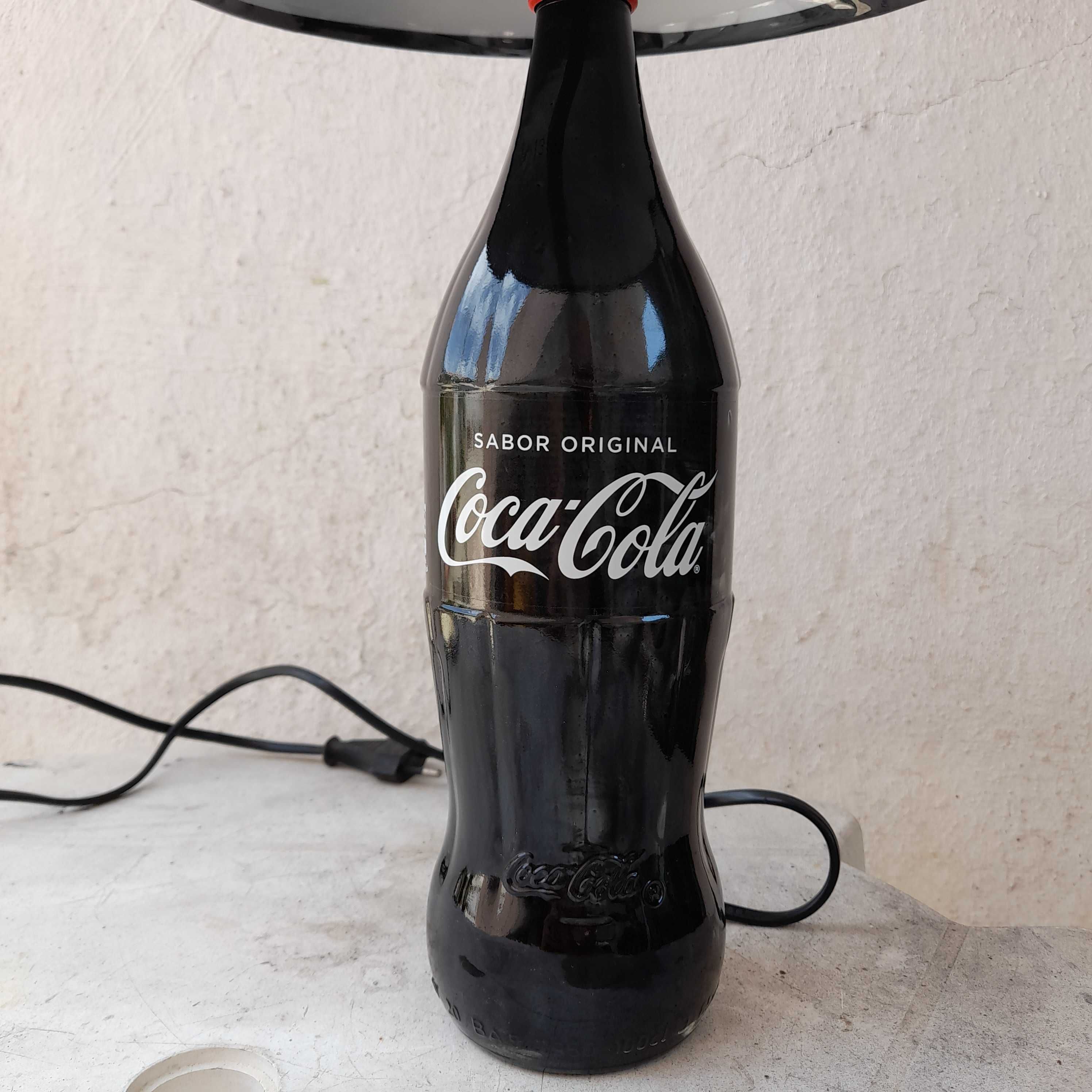 Candeeiro garrafa Coca-cola