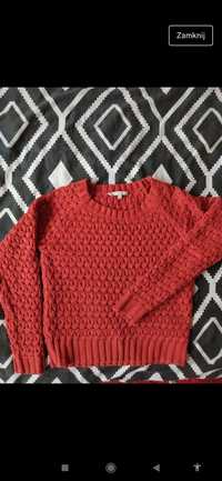 Sweterek - kolor rudo brązowy
