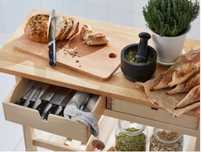 IKEA FÖRHÖJA Barek kuchenny, brzoza, 100x43 cm