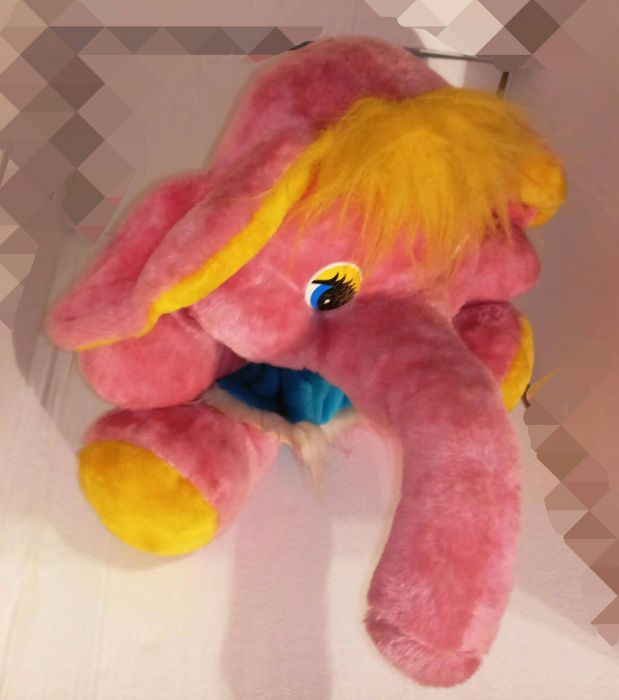 Мягкая игрушка розовый слон