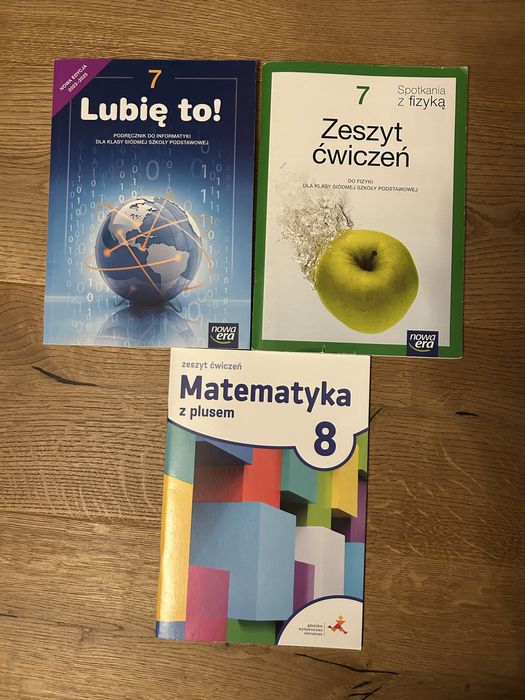 Podreczniki i ćwiczenia klasa 7 - 8