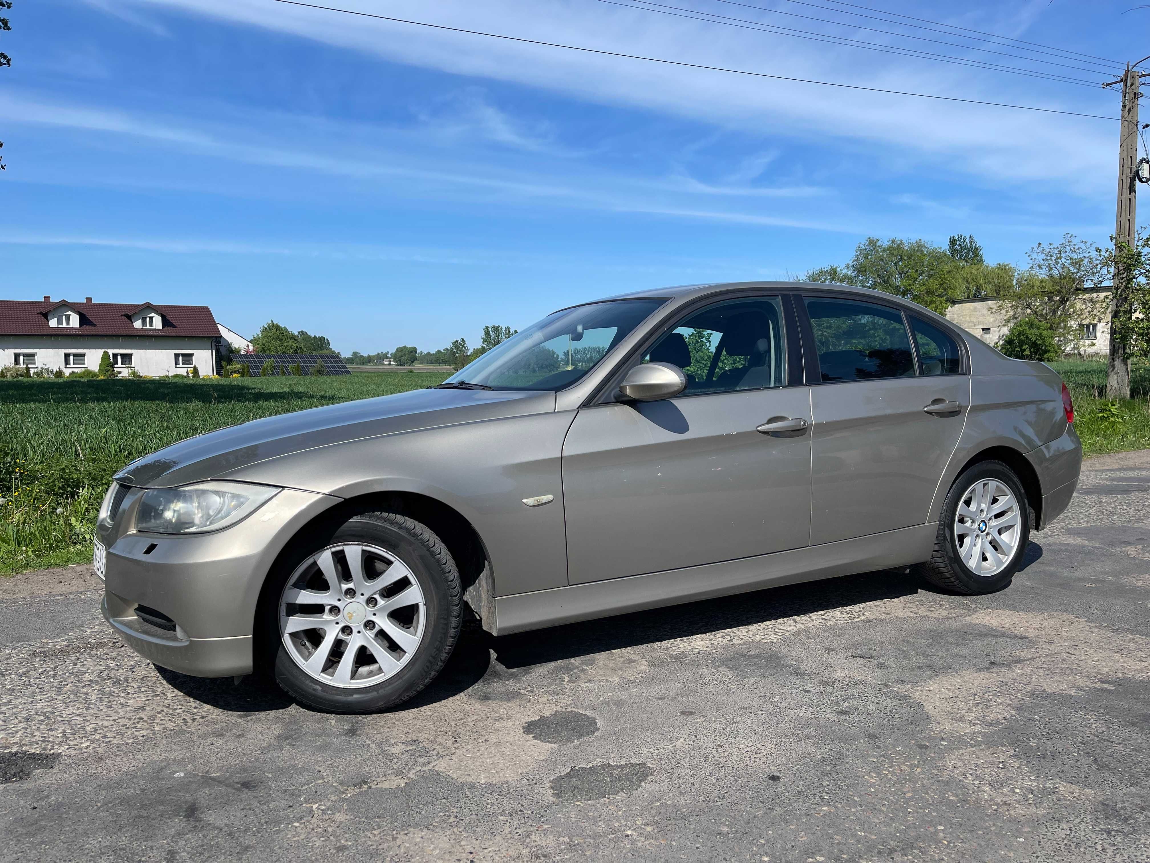 Bmw 3 E90 2.0 Diesel 177 KM Automat_Skóra,Xenon,Alu_Złota Limuzyna!