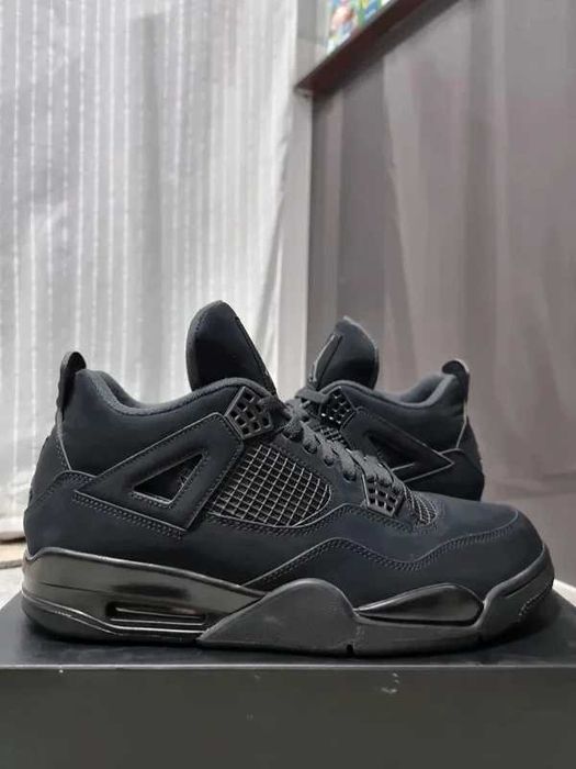 Buty_Jordan 4 retro  Black Cat_Espadryle/ Rozmiar.44