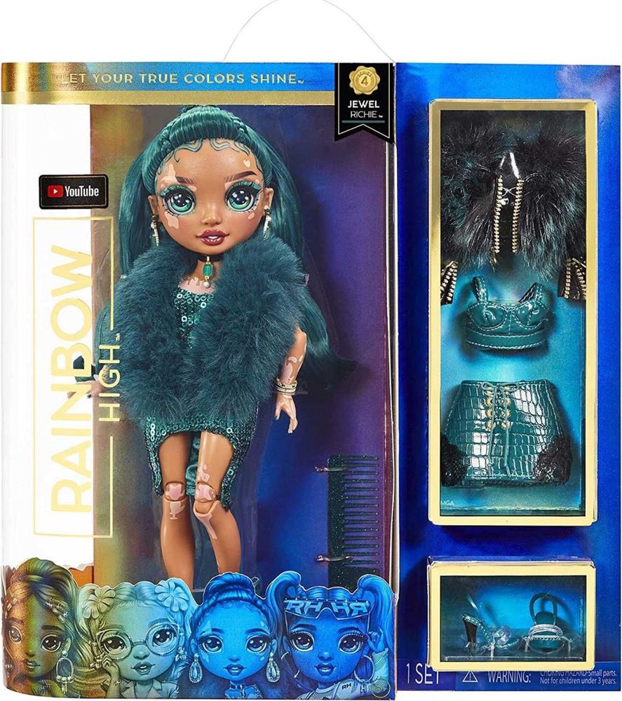 Лялька Rainbow High Jewel Richie Emersld Green, рейнбоу хай джуел річі