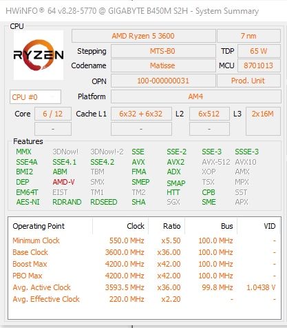 Ігровий компʼютер amd Ryzen 5 3600/GTX 1080/16GB ОЗУ/ B450M S2H