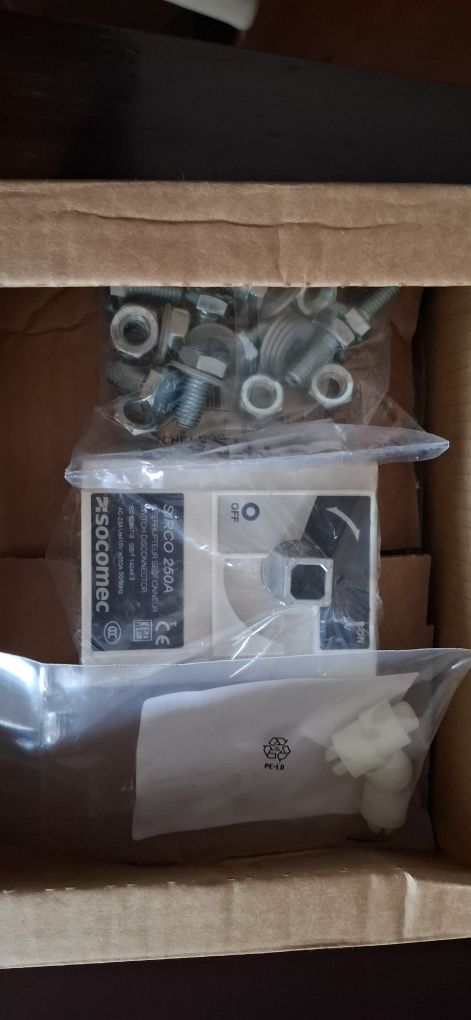 Interruptor seccionador 4x250 Amp