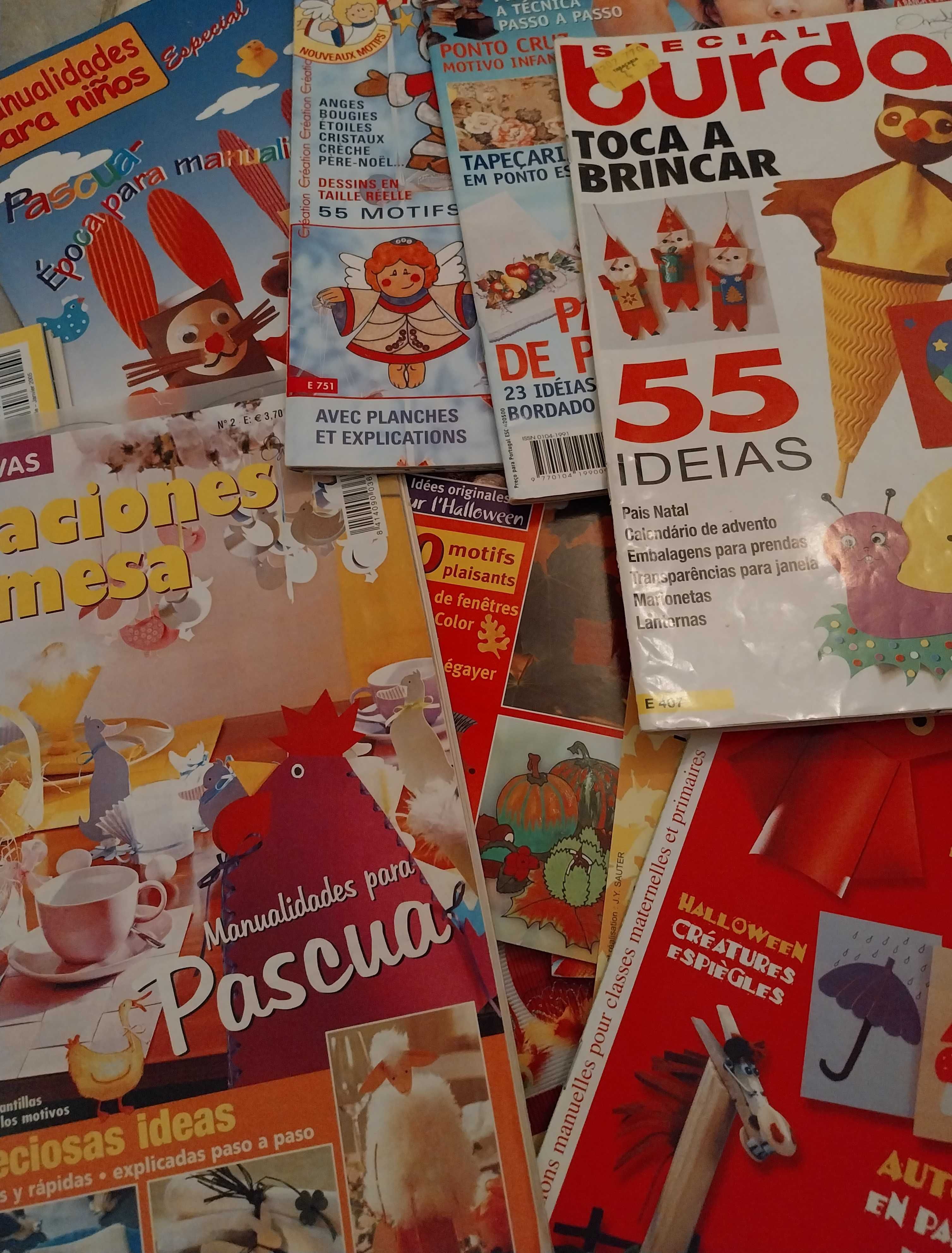Lote de revistas de bricolage / trabalhos manuais