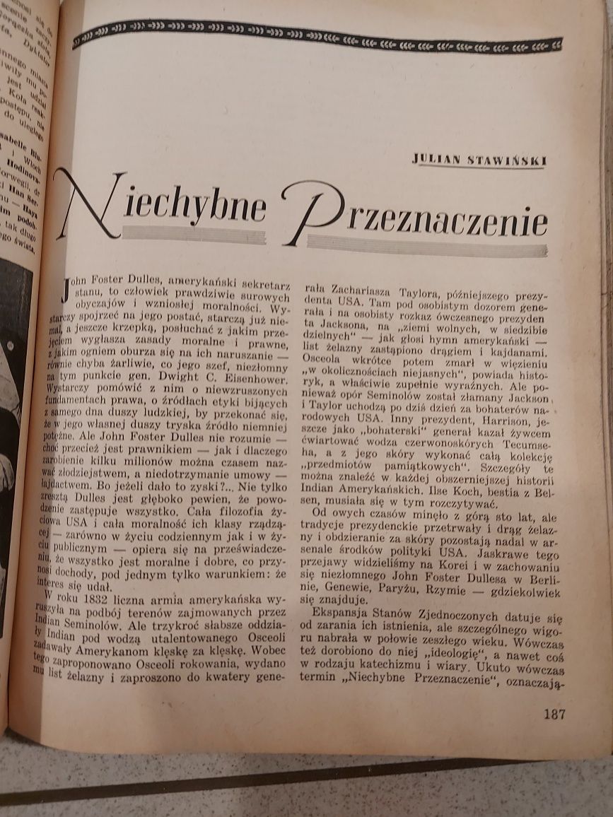 Kalendarz Zagłębia Dąbrowskiego kalendarz Opolski na Rok 1955