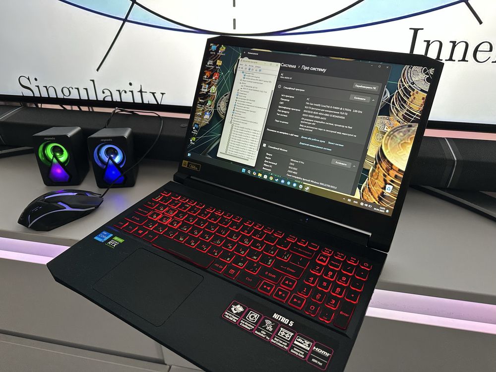 ИГРОВОЙ Как Новый Acer NITRO 144Гц + Комплект