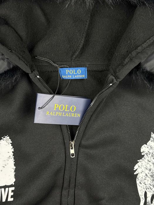 ‼️ З БІРКАМИ ‼️ Зип худи Ralph Lauren Archive з мехом худі зіпка кофта